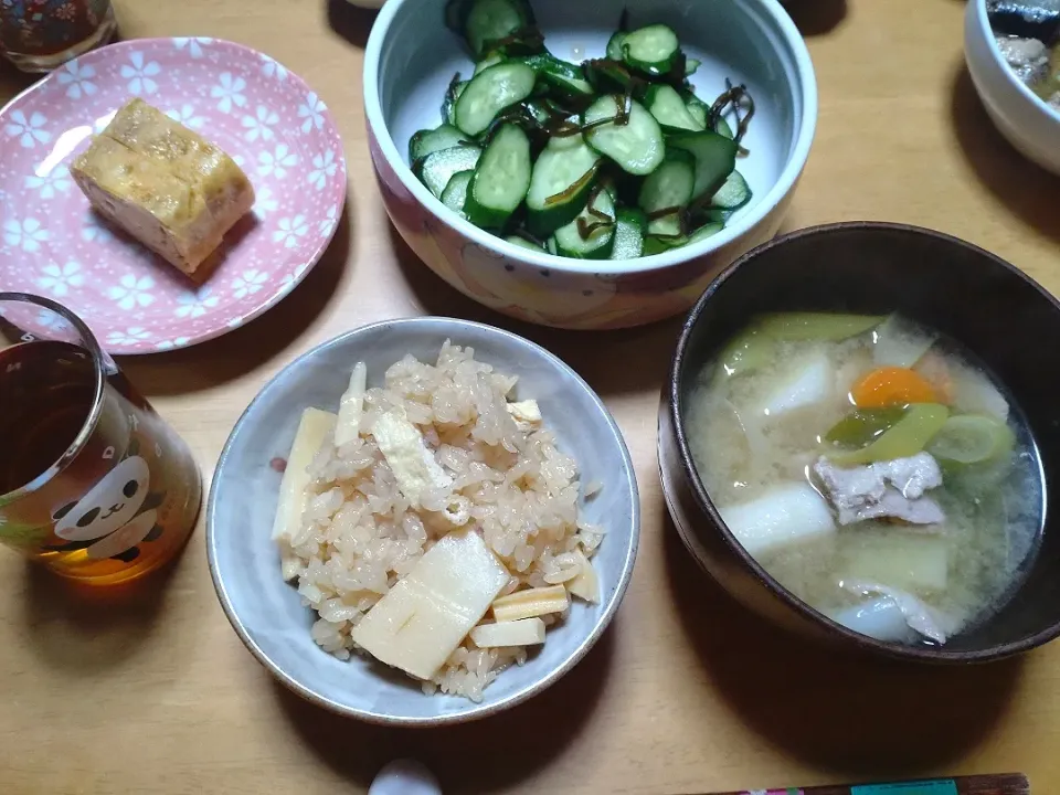 Snapdishの料理写真:晩ごはん|しまだ ちえこさん