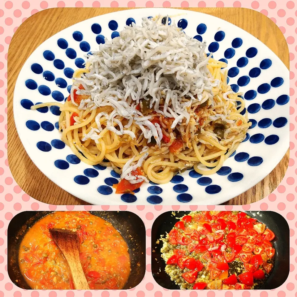 Spaghetti alla crudaiola 
山盛りしらすのスパゲッティ|Masahiko Aasanoさん