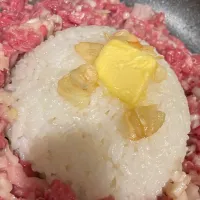 Snapdishの料理写真:ペッパーランチ風ご飯|minariさん