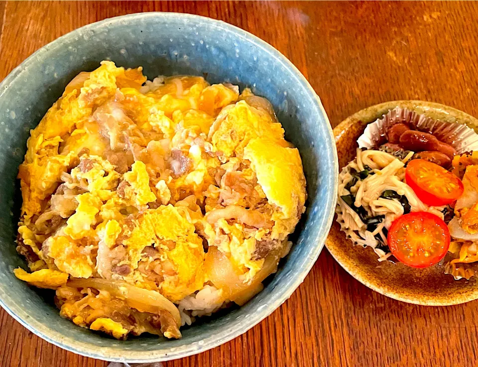 Snapdishの料理写真:ランチ♯他人丼|小松菜さん