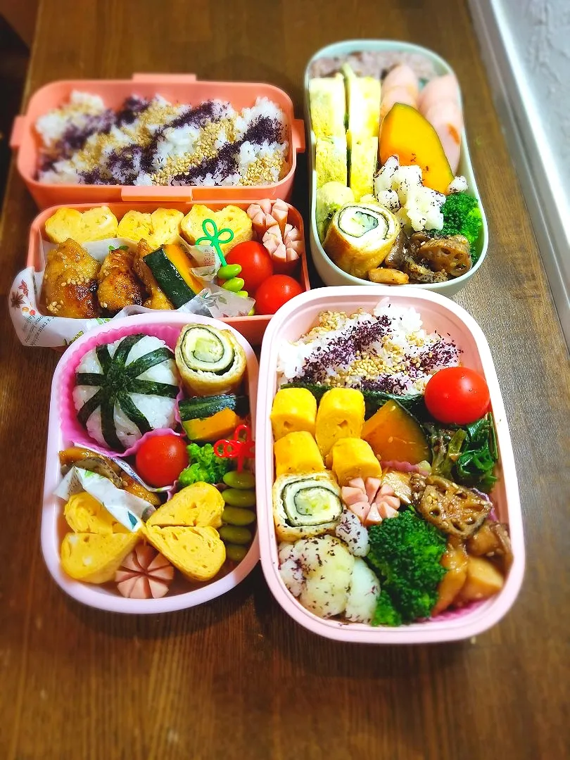 四人弁当|ゆきこさん