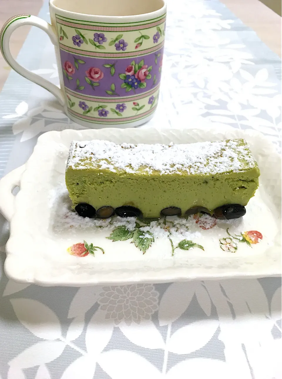 抹茶黒豆テリーヌショコラ|ももさん