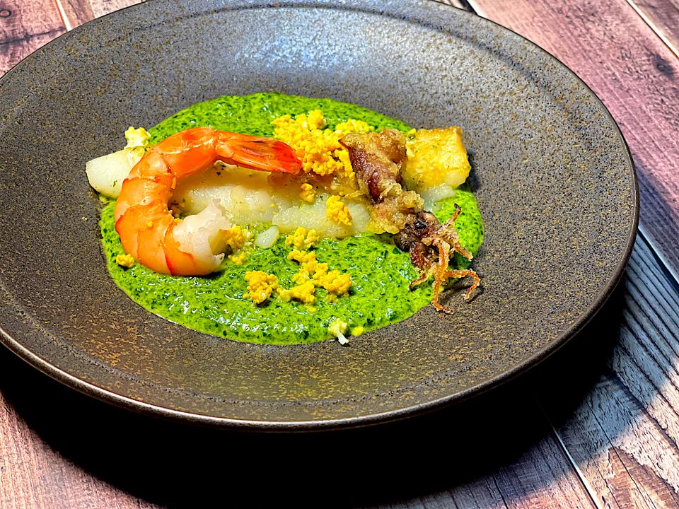 カラスカレイのムニエル 春色ソース レオン Snapdish スナップディッシュ Id F55opa