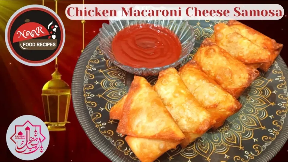 chicken Macaroni Cheese samosa|Noor Food Recipesさん