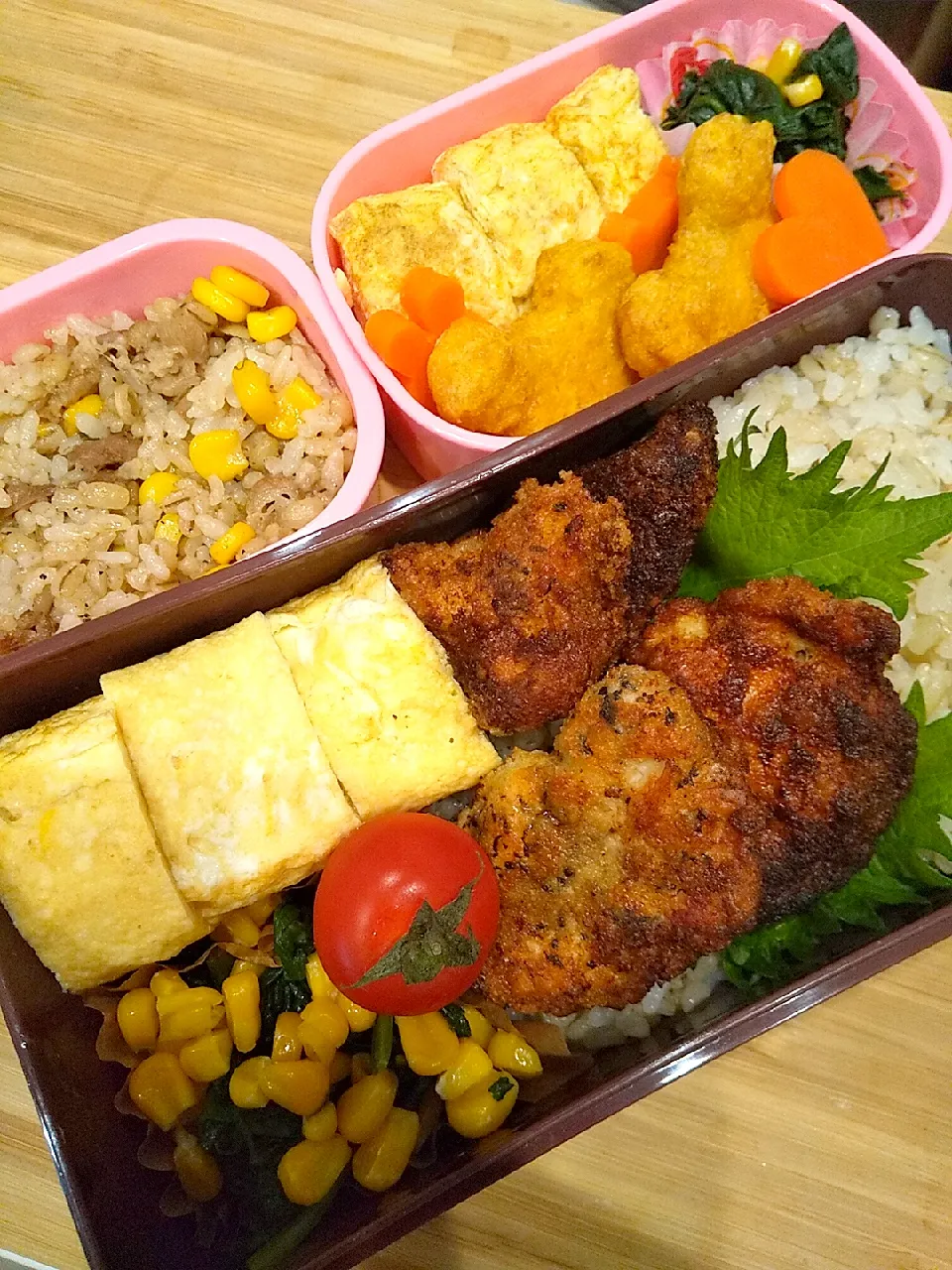 ささみカツ弁当🌸|うさぎさん