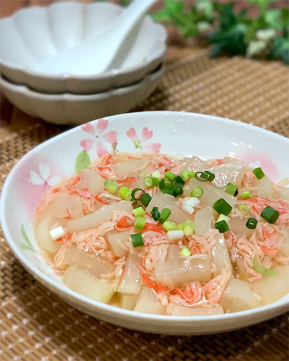 大根とかにカマの牡蠣だしとろみ煮|あゆさん