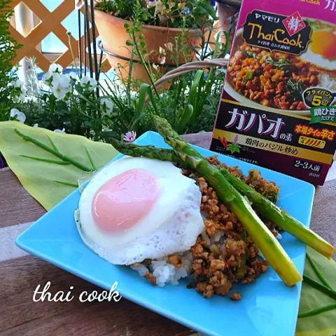 「タイクック　ガパオの素(本場タイの辛さ)」を使ってみたSnapdishの料理・レシピ写真:ガパオライス