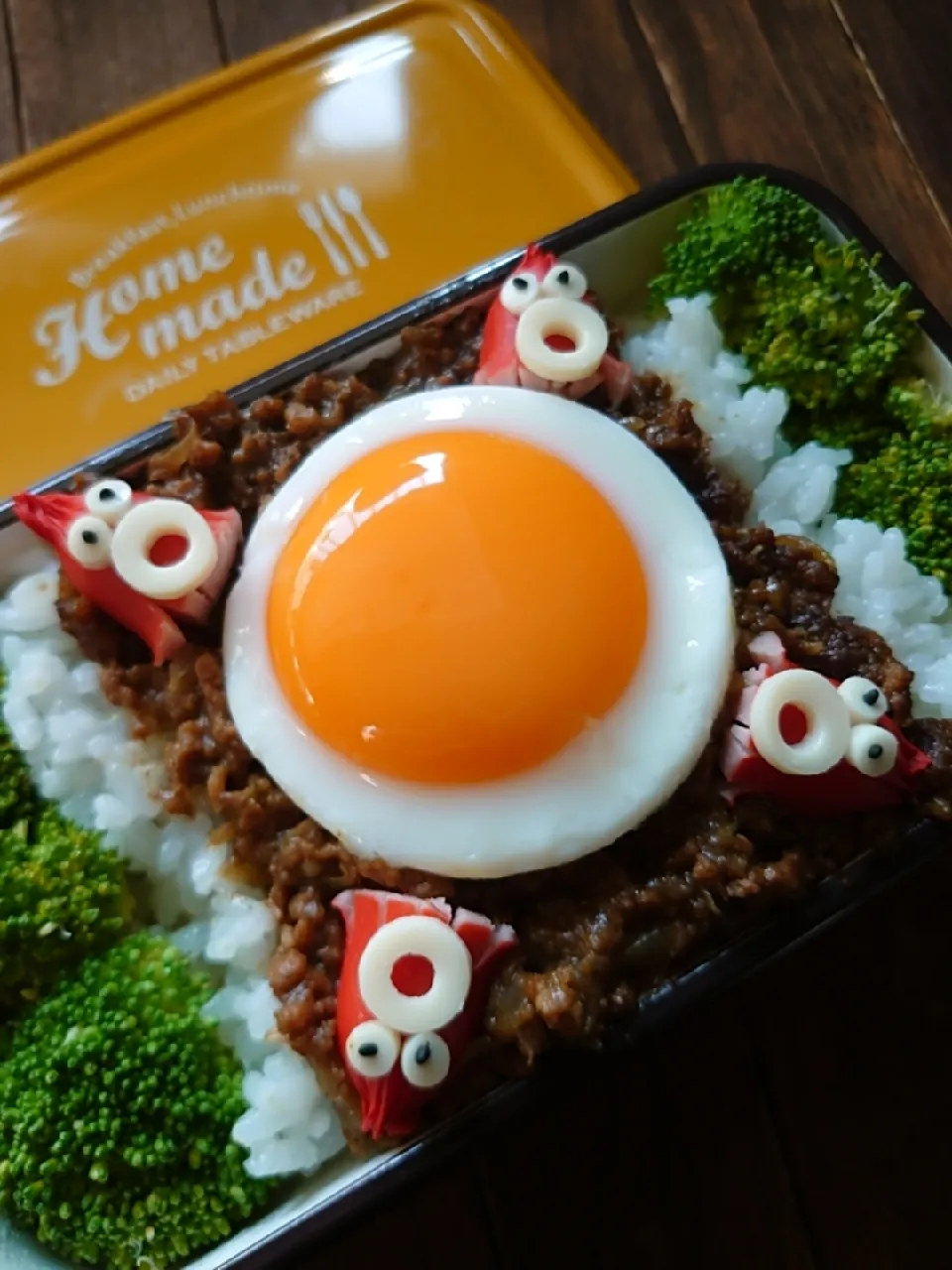 漢の…自分用👔ハバネロたっぷりキーマカレー弁当🍱|ᵏᵒᵘさん