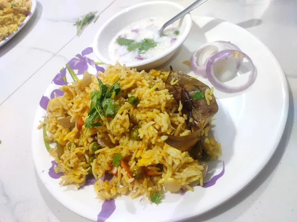 Snapdishの料理写真:Veg Biriyani|PRANJAL DASHさん