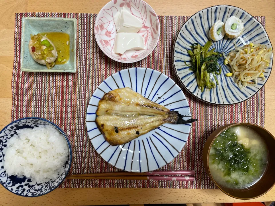 Snapdishの料理写真:ほっけ定食|まーさん