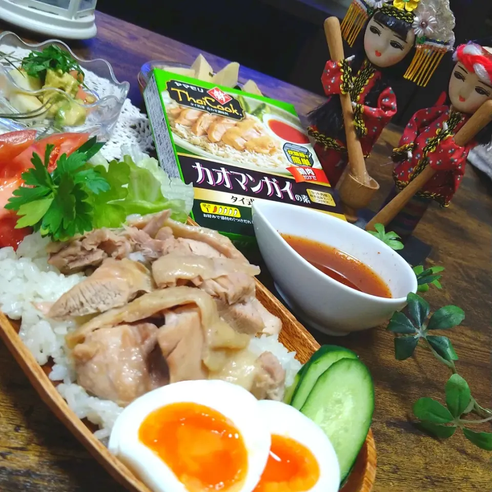 炊飯器で本格的カオマンガイ🇹🇭🌶|とまと🍅さん