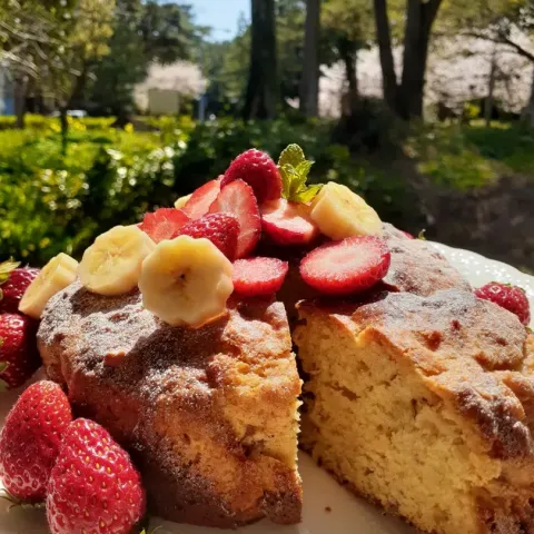 「ダイズラボ 大豆粉でおいしいパンケーキミックス」を使ってみたSnapdishの料理・レシピ写真:マルコメ キッチンさんの料理 大豆粉入りバナナパウンドケーキ