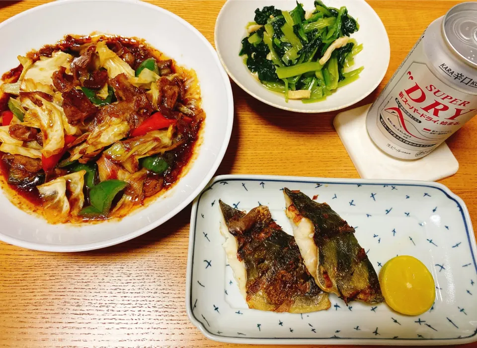 ホイコーロー
ほっけの切り身
小松菜と油揚げの煮物|naoさん