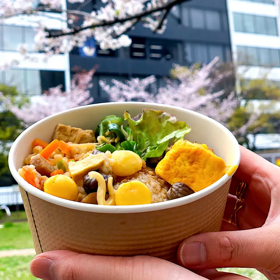 中華おこわのお弁当🌸【レシピは動画に🎥】|おーこ🍅野菜ソムリエの母ちゃんさん