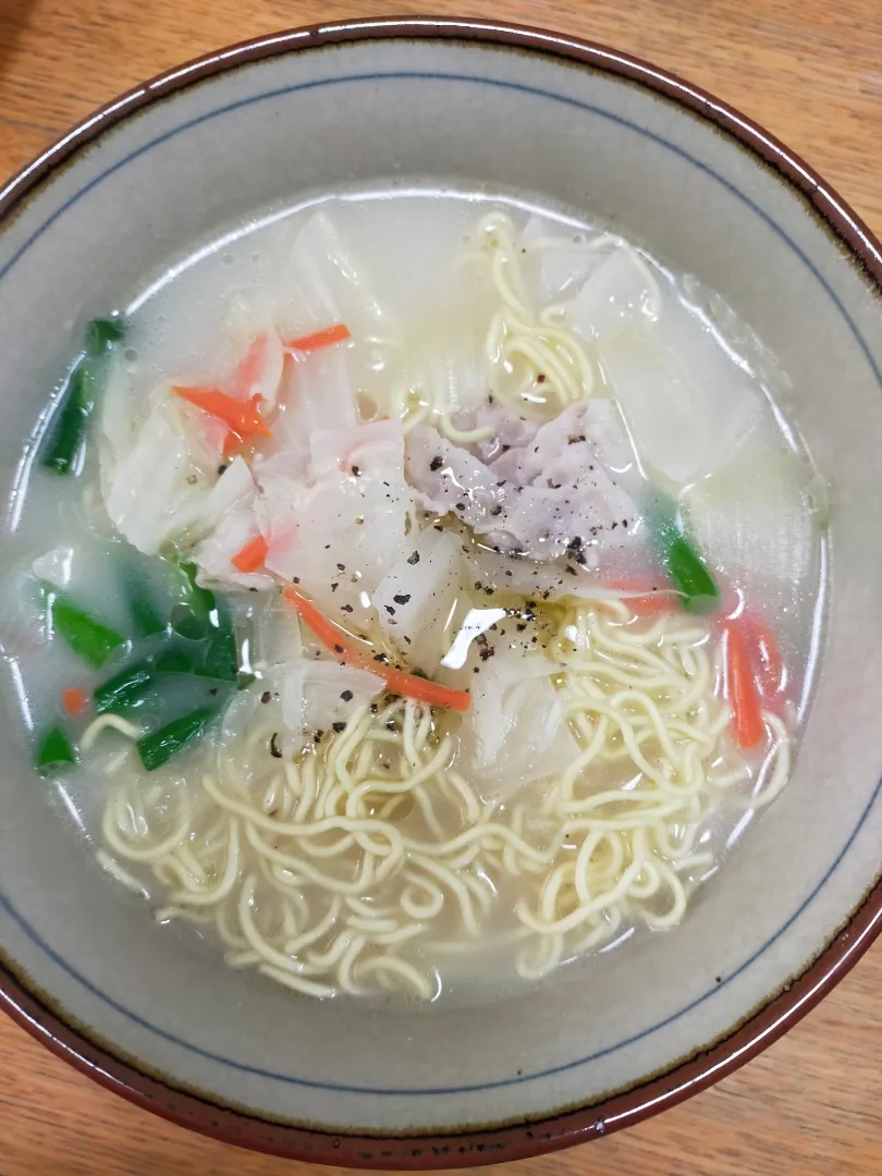 Snapdishの料理写真:マルちゃん正麺
塩ラーメン|ゆずあんずさん