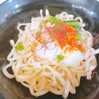 Snapdishの料理写真:沖縄そばで混ぜそば|大石　勉さん