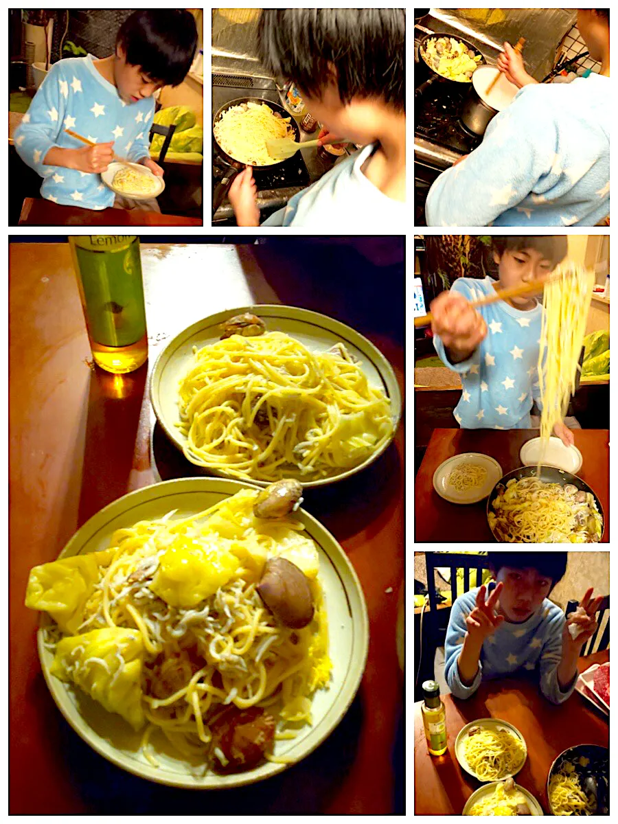 spaghetti alle vongole in bianco
 By son🍝しらすとｷｬﾍﾞﾂのﾎﾞﾝｺﾞﾚﾋﾞｱﾝｺ|🌈Ami🍻さん