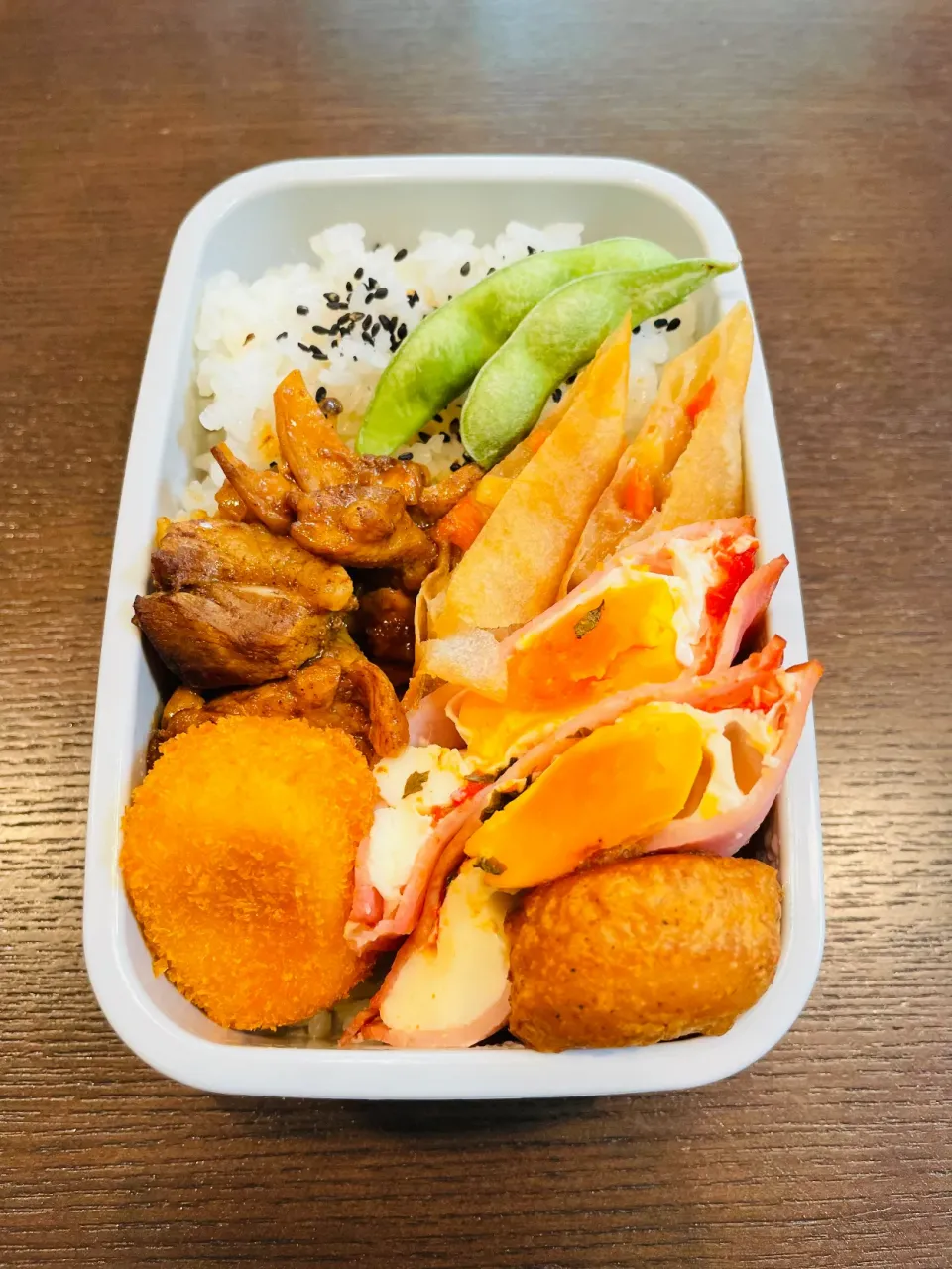 ハムエッグ弁当|ちはるさん