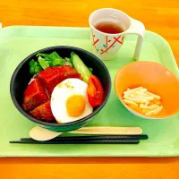 Snapdishの料理写真:🍳ロコモコ丼|あきはるさん