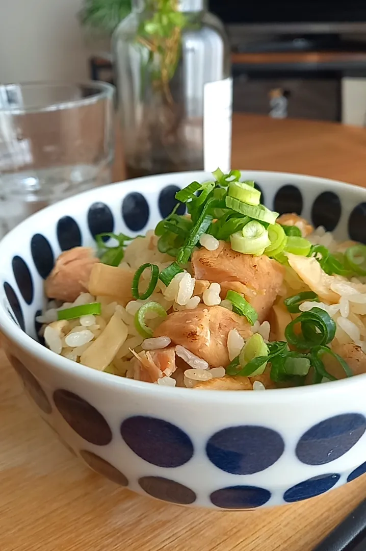 筍鶏めし|まりおさん