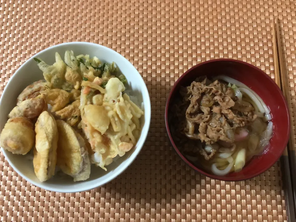 天丼&肉うどん|ここなりさん