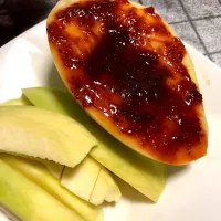 Snapdishの料理写真:Green mango with bagoong❤️|Germaine Kodairaさん