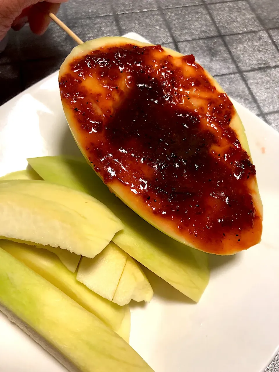 Green mango with bagoong❤️|Germaine Kodairaさん