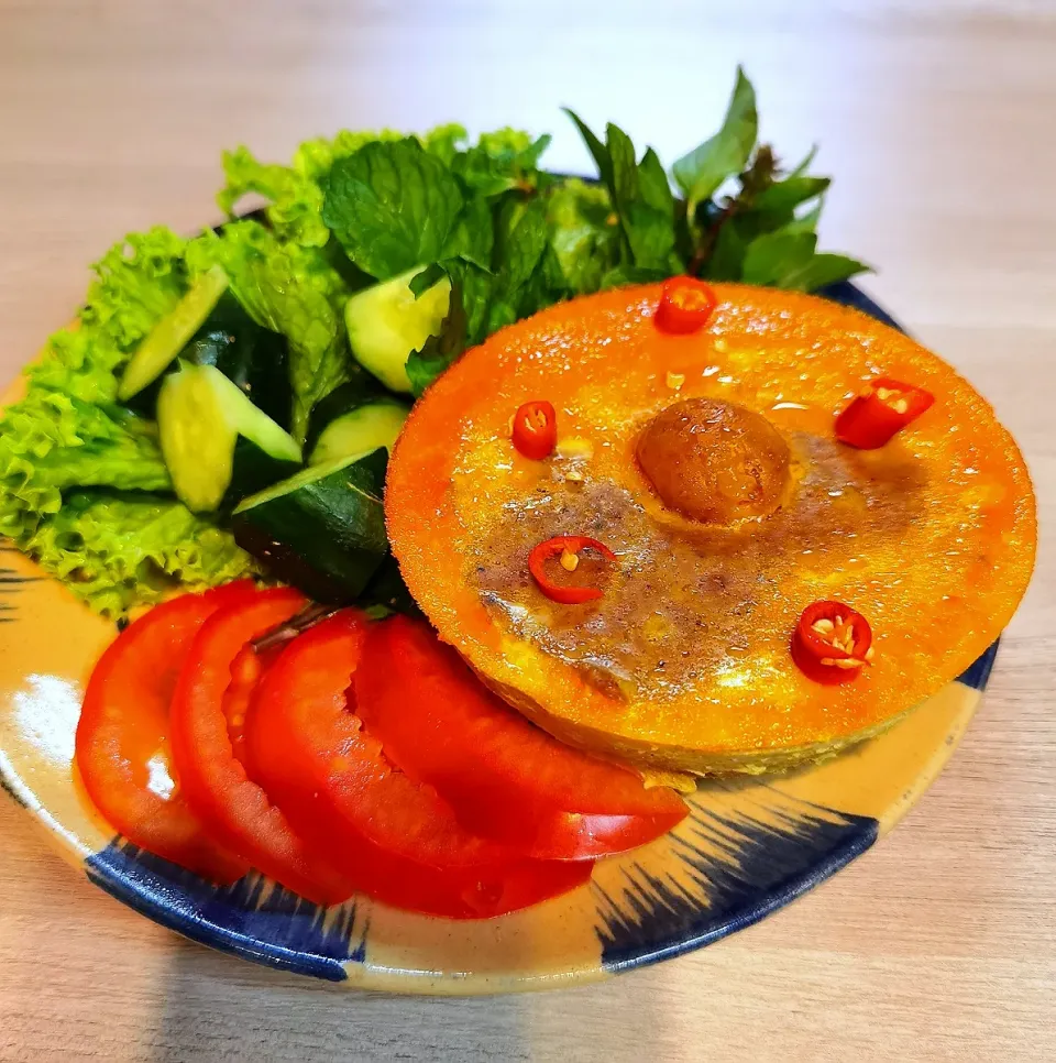 Vietnamese Meatloaf with salted egg
(perfect match with rice)|Saigon Stationさん