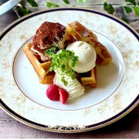 Snapdishの料理写真:ティラミス  waffle|ふじわりゃさん