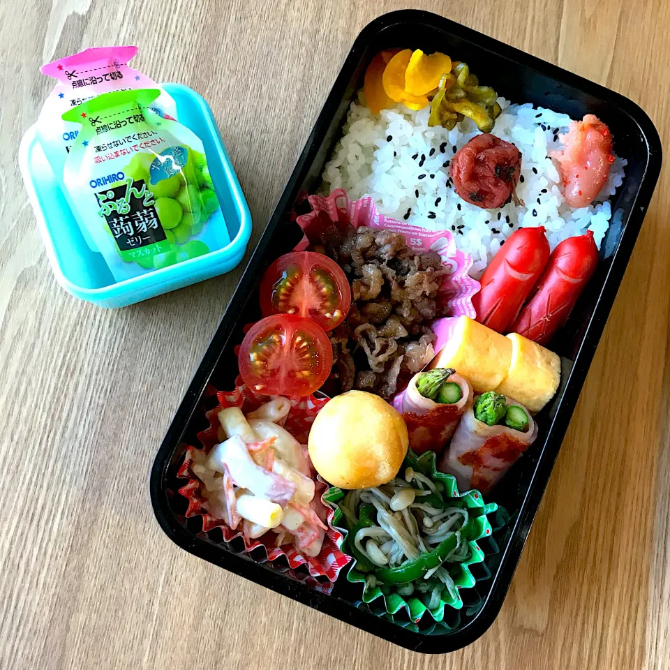 小1男子の学童弁当🍙|ちぃさん