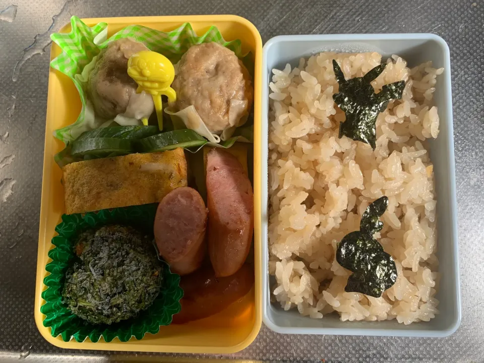 Snapdishの料理写真:給食がない日のお弁当4/7|yktkさん