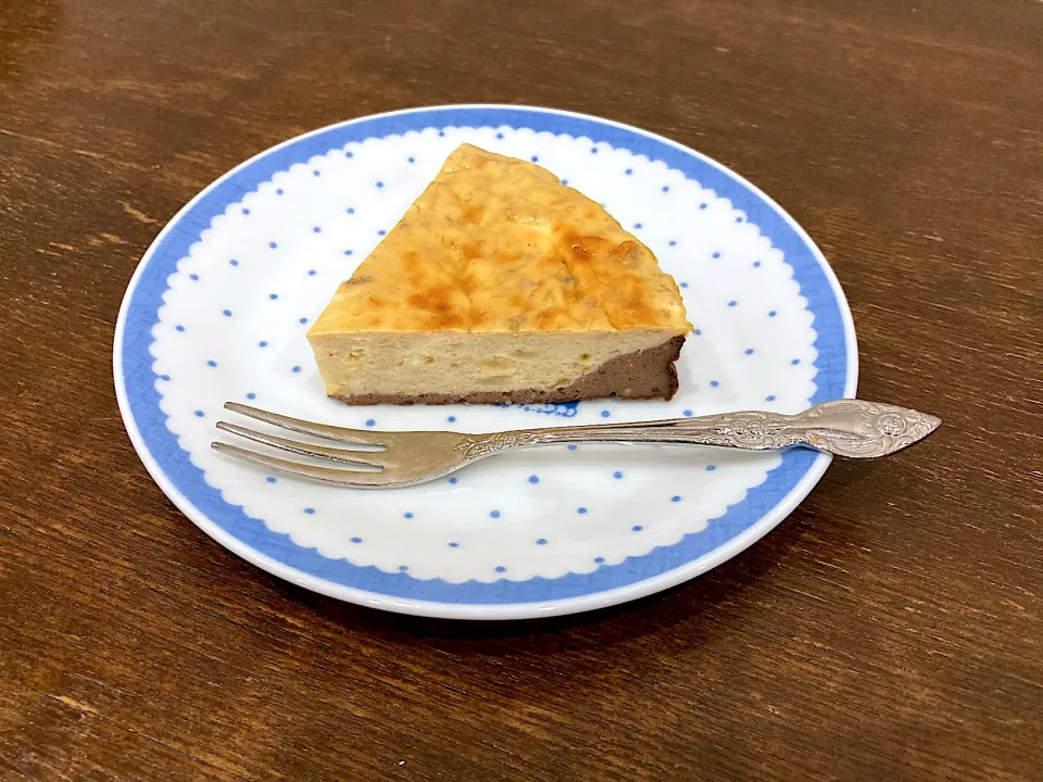 バナナとココアのチーズケーキ|みよさん