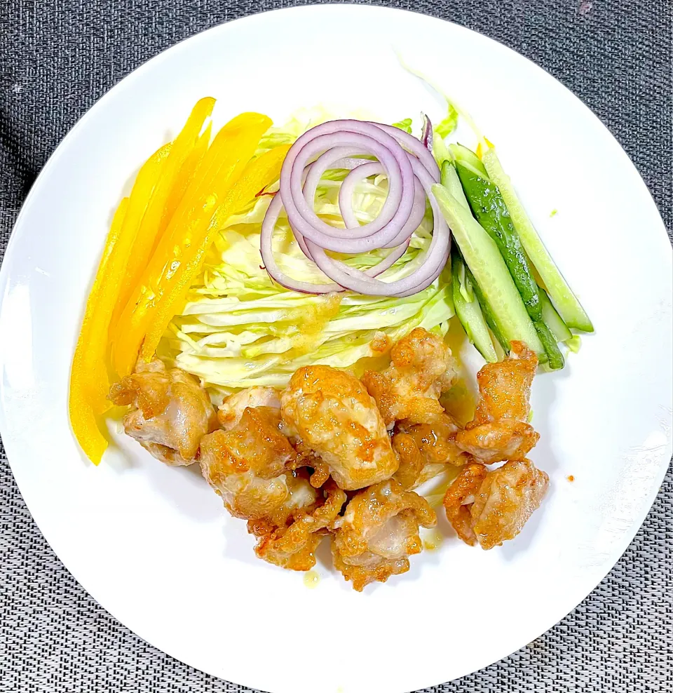 鶏の唐揚げベシャメルソース|Hideto Ikedaさん