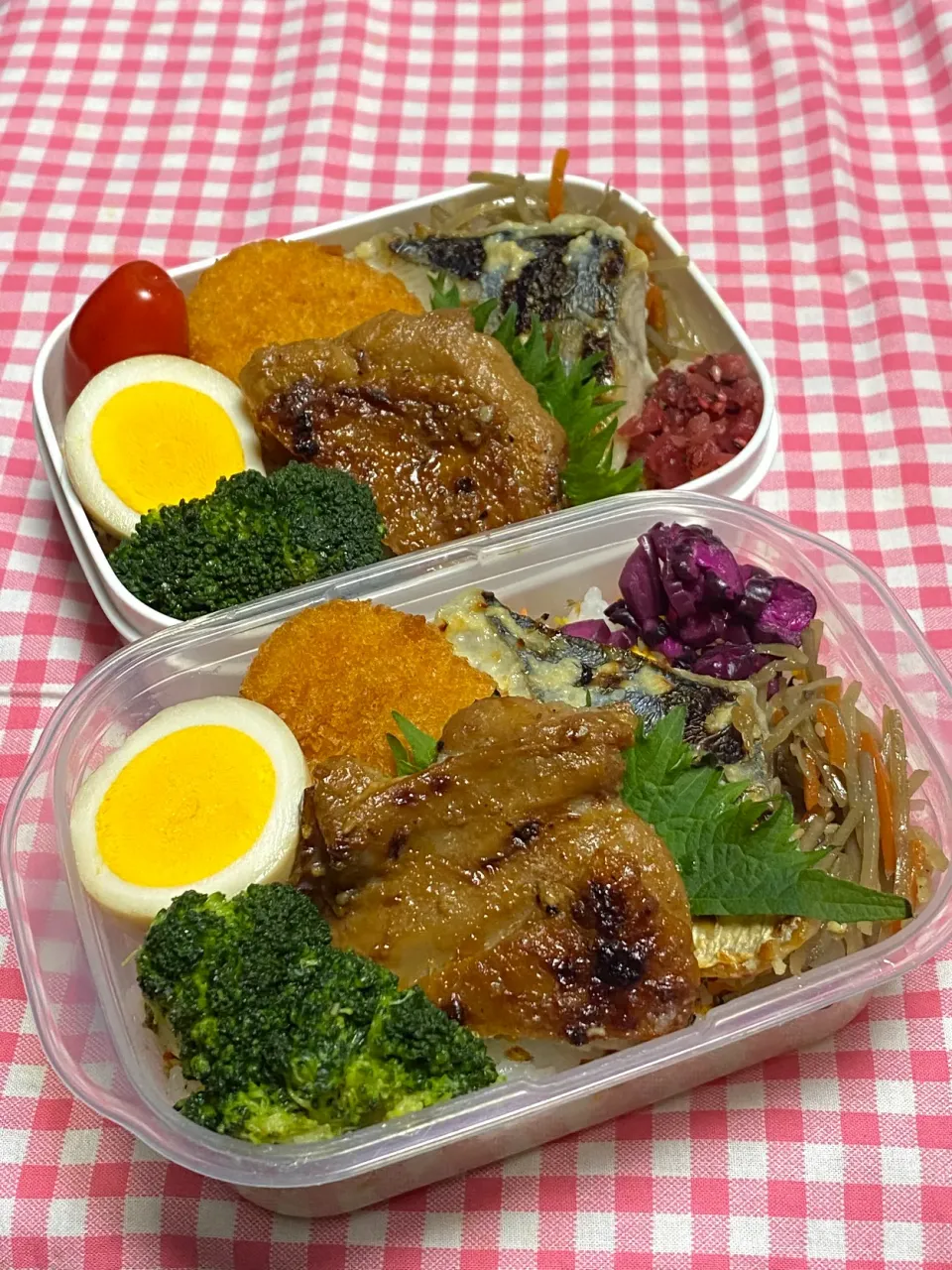 Snapdishの料理写真:息子のお弁当(のっけ弁～リク味玉😃)|かあたんさん