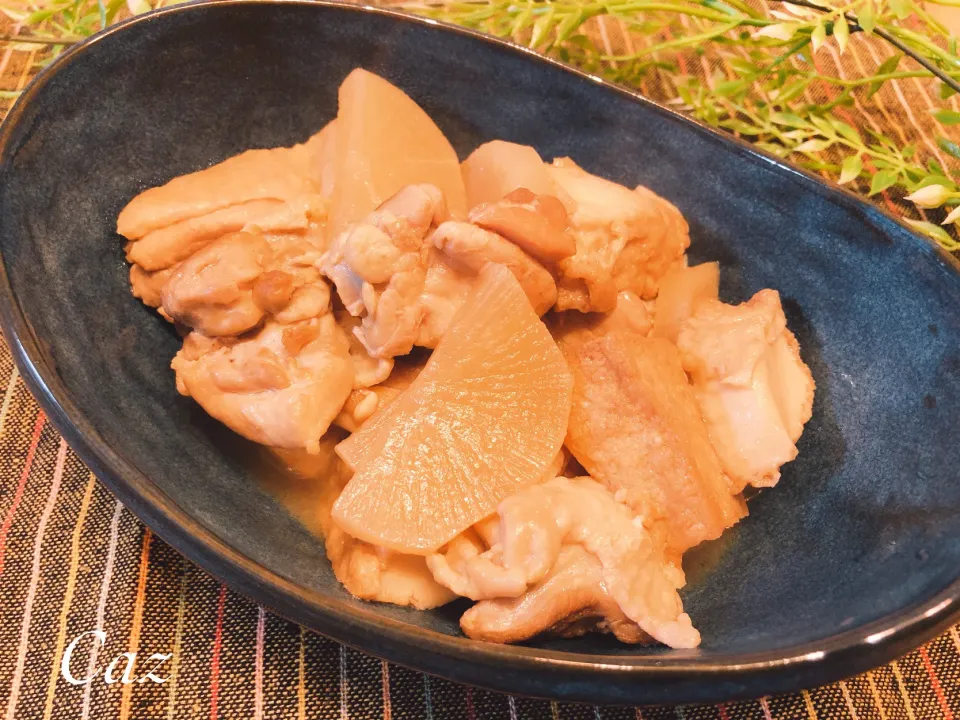 鶏肉と厚揚げの こっくり煮|きゃずさん