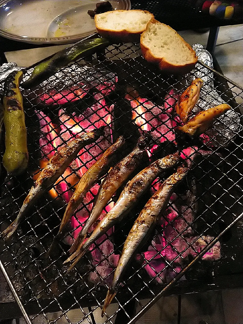 Snapdishの料理写真:BBQ シシャモ|pranzoさん