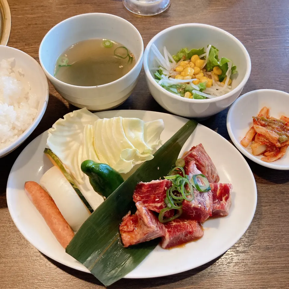 角切りカルビ焼肉ランチ🥩|ちゃみこさん