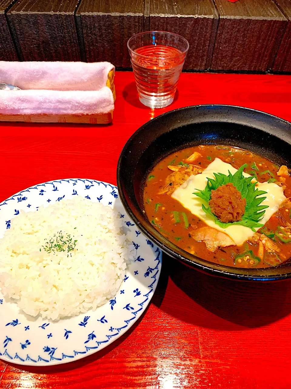 チキンと野菜のスープカレー　梅オクラ|みさとさん