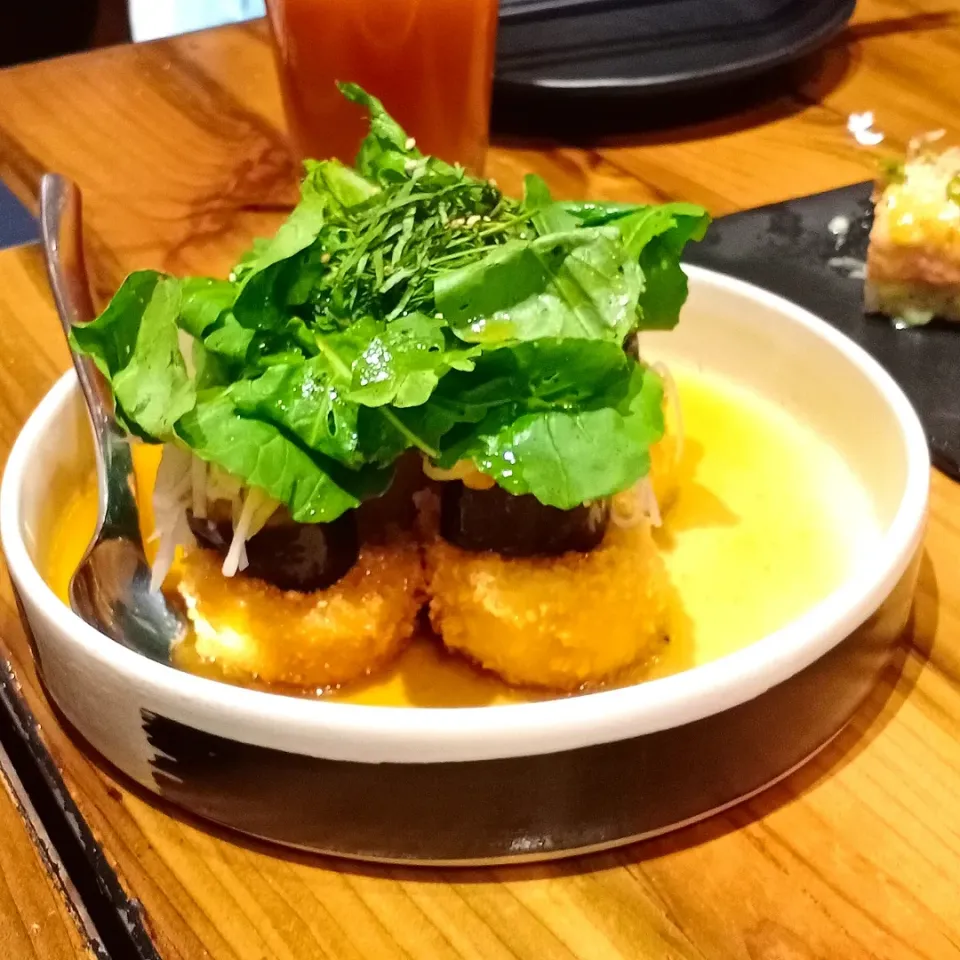 Japanese crunchy Tofu and mushrooms|Mariano Ngさん