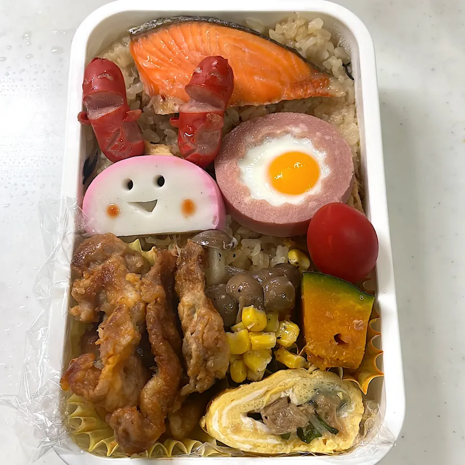 Snapdishの料理写真:2022年4月11日　オレ弁当♪|クッキングおやぢさん