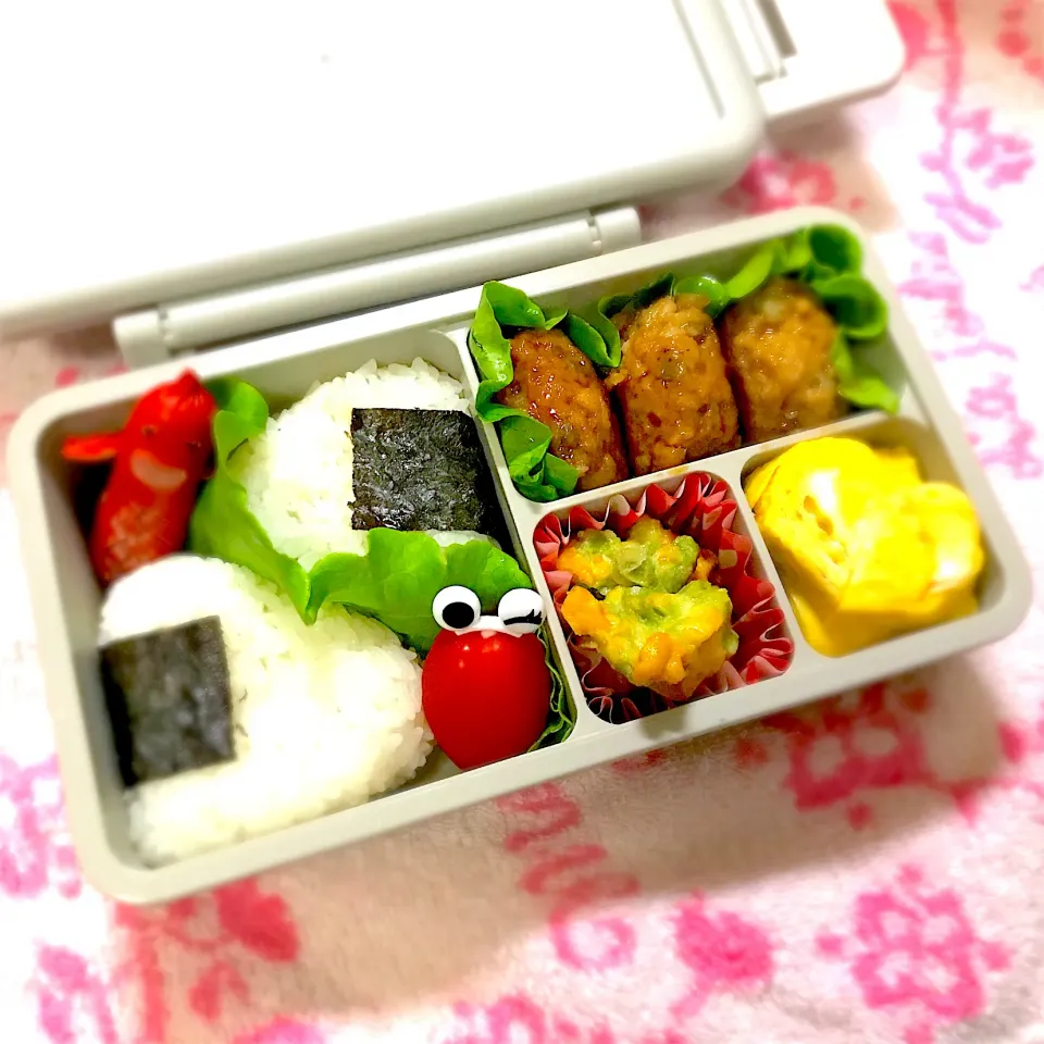 JK2弁当🍱〜つくね照り焼き・玉子焼き・枝豆コーン揚げ・ソーセー人|華恋さん