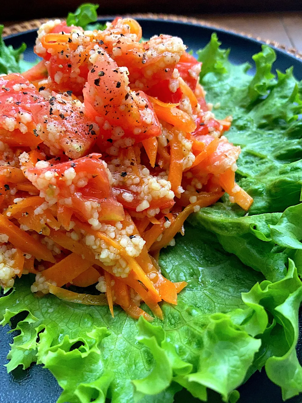 新にんじんとトマトのクスクス🍅🥕|ジュンコ バイヤーさん