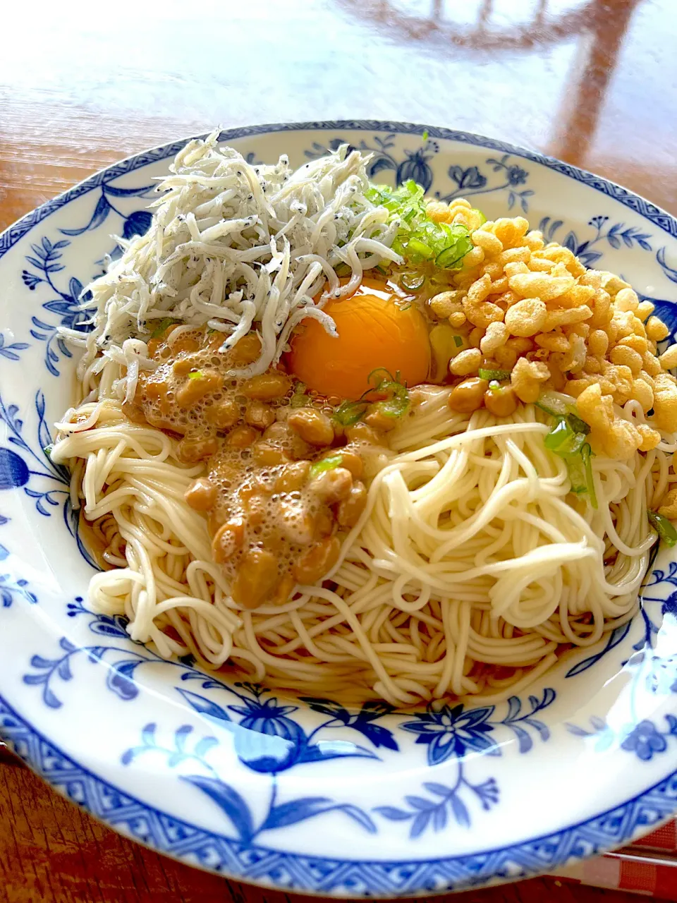 色々乗っけたお素麺|さんだーさん