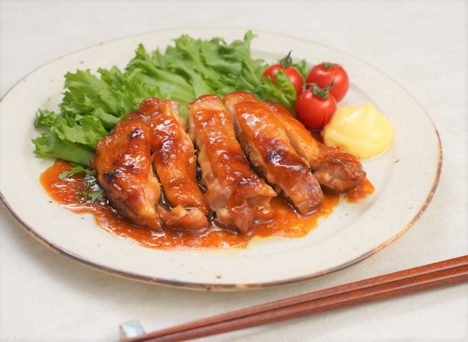 レンジで簡単！照り焼きチキン