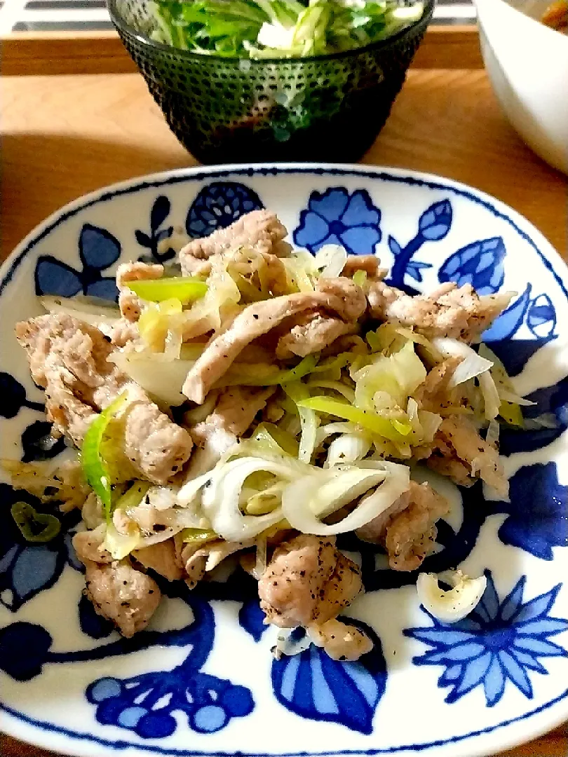 豚肉のねぎ塩炒め|sumireさん