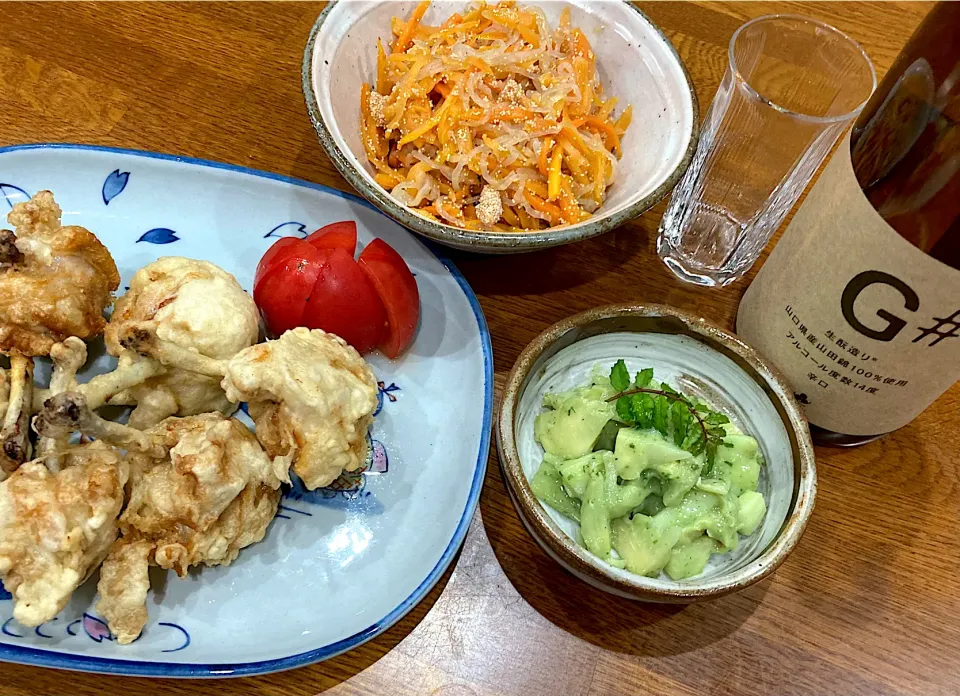 Snapdishの料理写真:春の晩ごはん🌷(笑)|sakuramochiさん