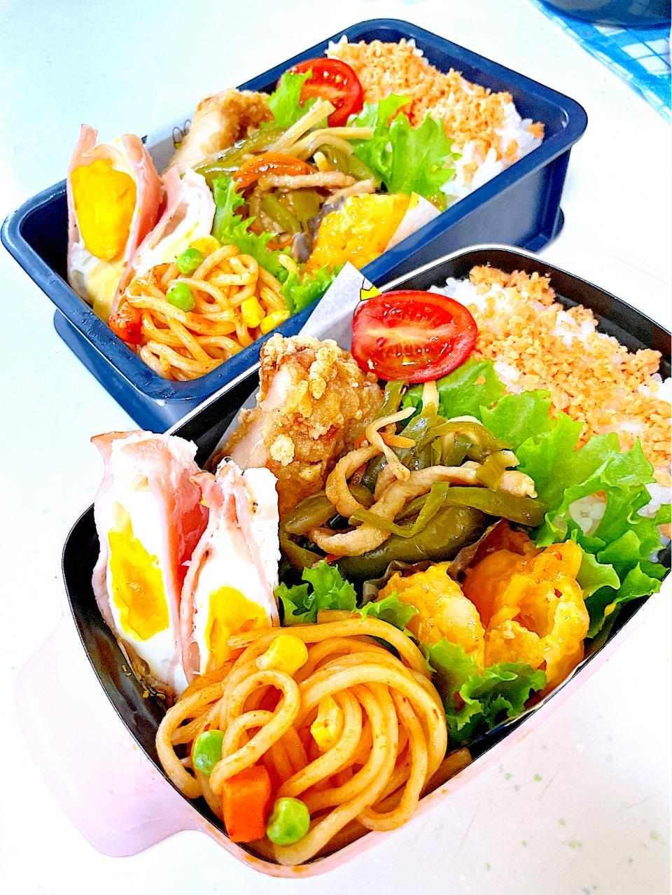 姉弟弁当🍱😋