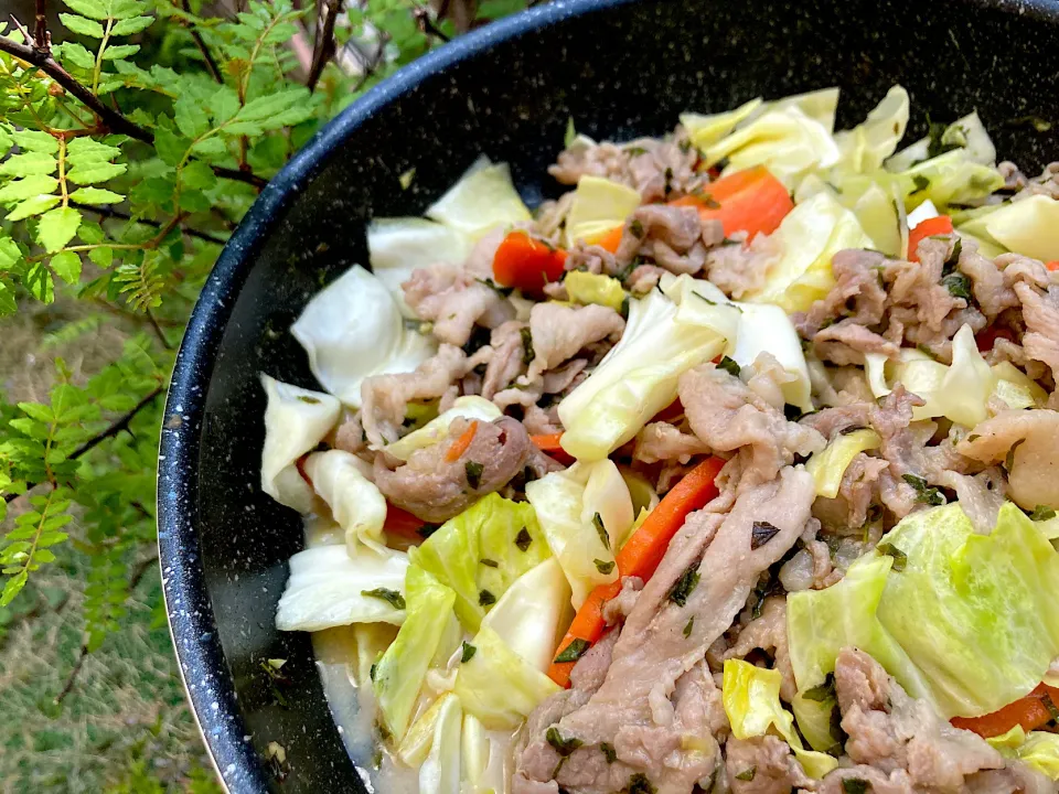 ＊豚肉とキャベツの木の芽味噌炒め🌿＊|＊抹茶＊さん