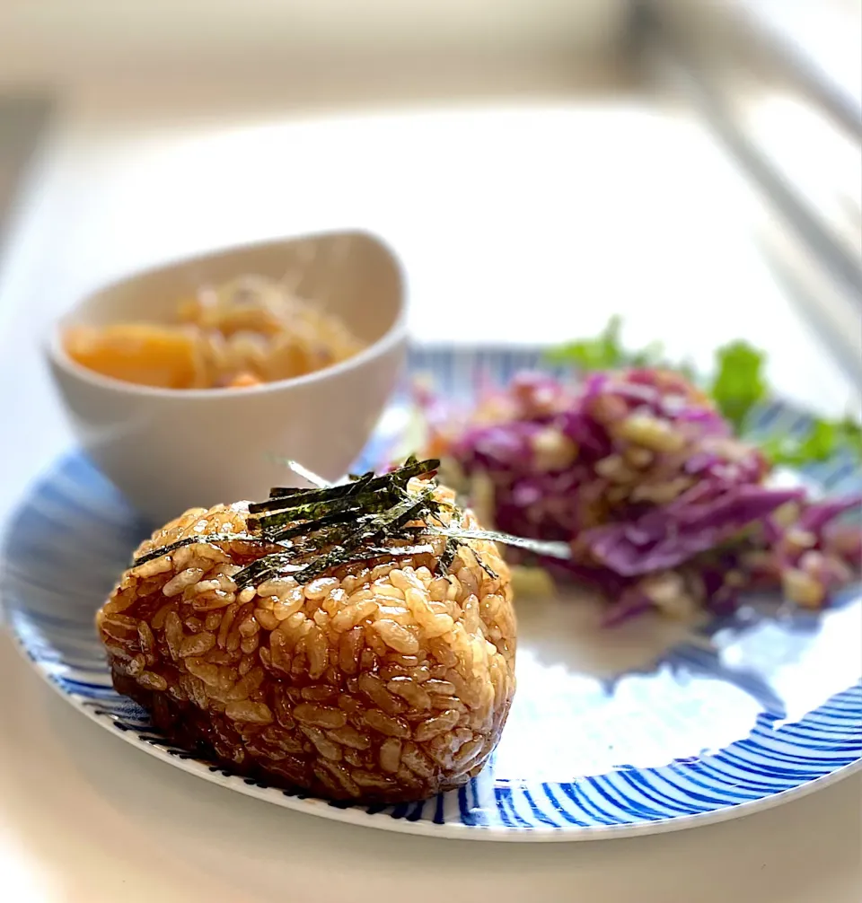 鰻のタレだけおにぎり|かっちゃん杉さん