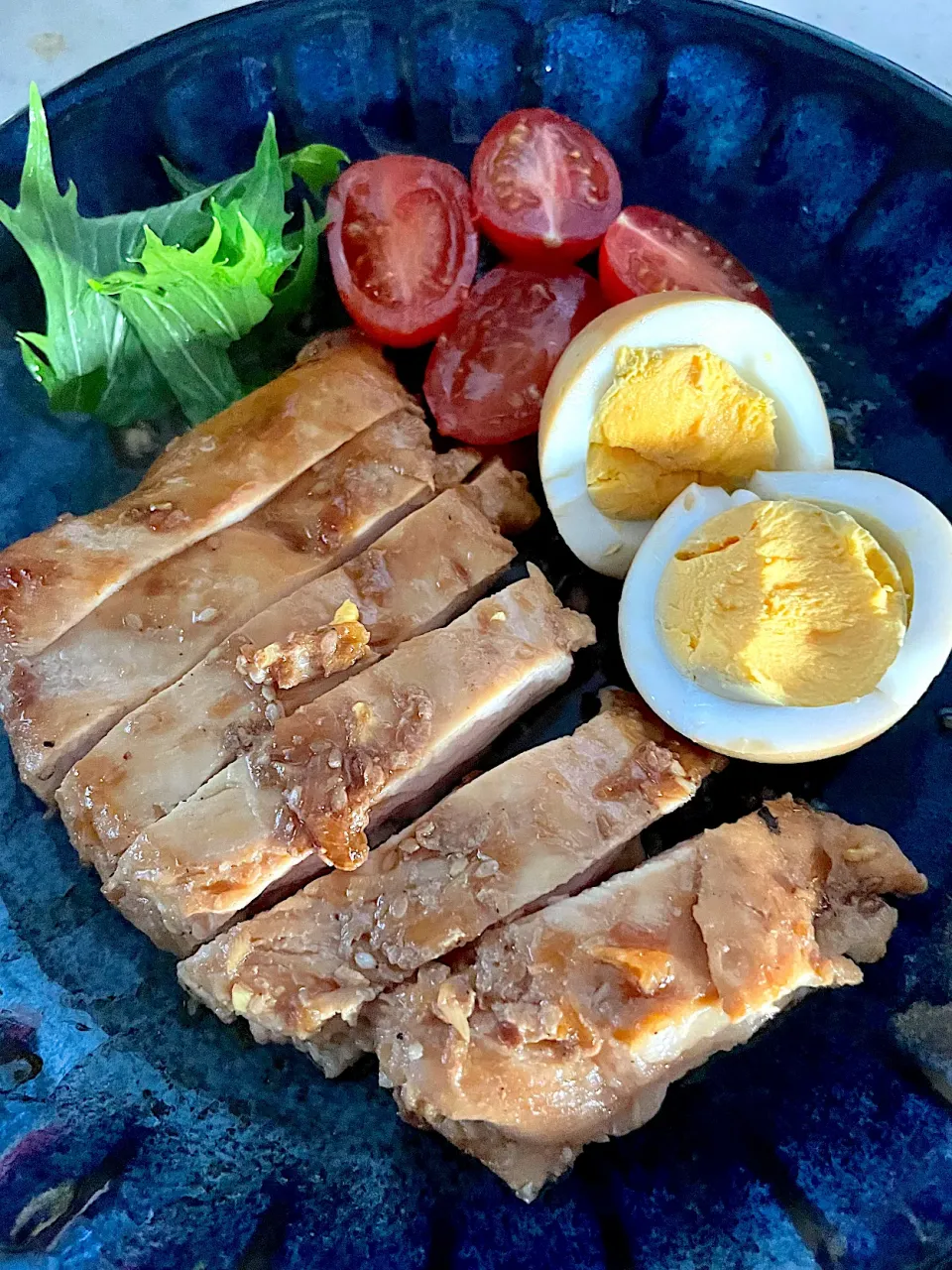 鶏胸肉のタレ漬け焼き|ころりんさん